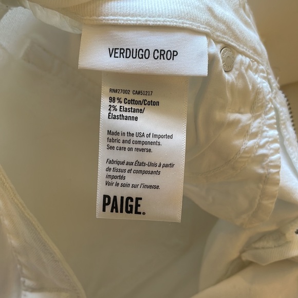 Paige white size 28 Jean - Picture 4 of 4